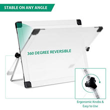 Load image into Gallery viewer, ARCOBIS 14” x 11” Dry Erase White Board Easel,Portable Magnetic Double-Sided White Board with Stand for Students Classroom Home Office