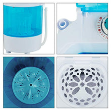 Load image into Gallery viewer, KUPPET 2020 Latest Mini Portable Washing Machine for Compact Laundry, 11lbs Capacity, Small Semi-Automatic Compact Washer with Timer Control Single Translucent Tub
