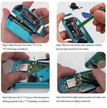 Load image into Gallery viewer, 2 Pack Joycon Joysticks, Joycon Repair Kit Joystick Replacement Parts for Nintendo Switch, Switch Lite & Switch OLED, Include Thumb Grips, Metal Lock Buckles