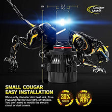 Load image into Gallery viewer, Cougar Motor X-Small 9005 + 9006 LED Bulb, Combo (2 Sets) 12000LM 6500K All-in-One Conversion Kit - Cool White - Halogen Replacement