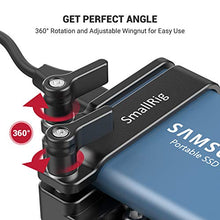 Load image into Gallery viewer, SMALLRIG Mount Bracket SSD Holder for Samsung T5 SSD with 1/4”-20 Threads, Compatible with SMALLRIG Cage for BMPCC 4K & 6K and Z CAM (New Version) – 2245B