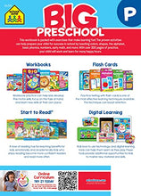 Load image into Gallery viewer, School Zone - Big Preschool Workbook - 320 Pages, Ages 3 to 5, Colors, Shapes, Numbers, Early Math, Alphabet, Pre-Writing, Phonics, Following Directions, and More (School Zone Big Workbook Series)