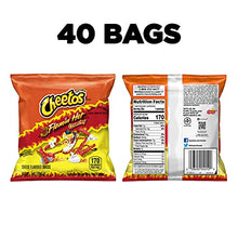 Load image into Gallery viewer, Cheetos Crunchy Flamin' Hot Cheese Flavored Snacks, 1 Ounce (Pack of 40)