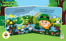 Load image into Gallery viewer, Lucky Little Leprechaun (Plush Finger Puppet Board Book - St. Patrick's Day Gifts for Children Ages 0-4)