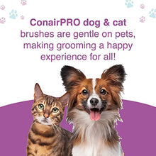 Load image into Gallery viewer, CONAIRPRO dog & cat Dog Brush for Shedding, Medium Slicker Brush with Reinforced Metal Tips, Ideal for Midsized Breeds