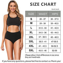 Load image into Gallery viewer, OLIKEME Womens Underwear Briefs Breathable Full Coverage Post Partum Underware Soft Comfy Cotton Panties Plus Size Underpants Multipack