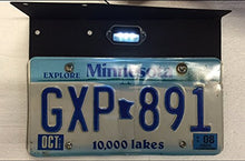 Load image into Gallery viewer, MILITARY HUMVEE LICENSE PLATE HOLDER PJ FRAME + LIGHT - NO DRILLING TO INSTALL - M998 HMMWV