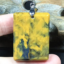 Load image into Gallery viewer, Natural Pietersite Stone Pendant Pietersite Crystal Stone Jewelry For Women Men Healing Energy Luck Gift 36x27x9mm rectangle Beads Silver Rare Gemstone