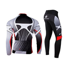 Load image into Gallery viewer, ZEROBIKE Men's Soft Long Sleeve Breathable Bicycle Cycling Jersey Polyester Clothing Outdoor Sports Fall Autumn