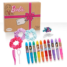 Load image into Gallery viewer, Just Play Barbie Deluxe Hair Chalk Salon Set, 75-Piece Hair Accessories Set for Girls, Includes Scrunchies, Hair Beads and Tool, Amazon Exclusive