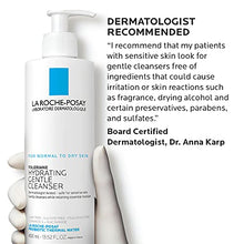 Load image into Gallery viewer, La Roche-Posay Toleriane Hydrating Gentle Facial Cleanser, Daily Face Wash with Ceramide and Niacinamide for Normal to Dry Sensitive Skin, Oil-Free, Fragrance Free