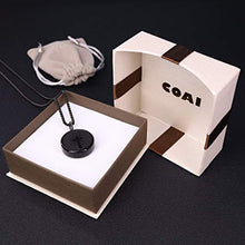 Load image into Gallery viewer, COAI Mens Womens Religious Jewelry Cross Rainbow Obsidian Stone Pendant Necklace