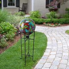 Load image into Gallery viewer, Alpine Corporation 24" Tall Indoor/Outdoor Metal Gazing Globe Display Stand