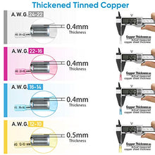 Load image into Gallery viewer, TICONN 200 PCS Heat Shrink Butt Connectors Kit, AWG 24 – 10 4 Sizes Butt Splice, Insulated Waterproof Electrical Marine Automotive Wire Crimp Terminals