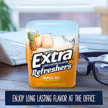 Load image into Gallery viewer, EXTRA Refreshers Tropical Mist Chewing Gum, 40 Pieces (Pack of 4)