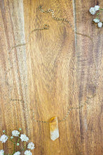 Load image into Gallery viewer, Small slab citrine crystal necklace in 14k gold fill - 16" chain with 2" adjustable extender - November birthstone