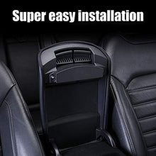 Load image into Gallery viewer, XITER Car Armrest Cover Saver, 1 Pc Center Console Leather Pad Fit for Ford Edge 2015-2021, Central Console Armrest Box Protector Interior Accessories (Black+Red)