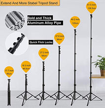 Load image into Gallery viewer, 10" Selfie Ring Light with Tripod Stand & Cell Phone Holder for Live Stream/Makeup, Dimmable Led Camera Ringlight for YouTube TikTok/Photography Compatible for iPhone and Android Phone