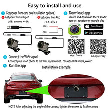 Load image into Gallery viewer, Casoda WiFi Wireless Backup Camera for iPhone and Android,Ultra Strong Signal Smooth Video Never Freezing Clear Picture Suitable for Cars SUVs RVs etc,Easy to Install