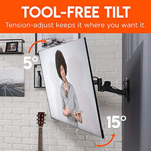 Load image into Gallery viewer, ECHOGEAR Swivel Full Motion TV Wall Mount for TVs Up to 60" & New Ultra High Speed 6 Foot HDMI 2.1 Cable