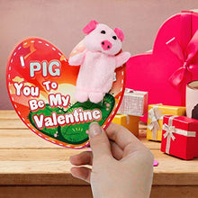 Load image into Gallery viewer, JOYIN 28 Packs Valentines Day Gift Cards with Animal Finger Puppet Set for Kids Party Favor, Classroom Exchange Prizes, Valentine’s Greeting Cards, Stressrelief Hand Puppets (Animal 1)