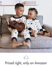 Load image into Gallery viewer, Moon and Back by Hanna Andersson Unisex Babies' One-Piece Holiday 100% Cotton Footless Pajamas, Winter/Fair Isle, 3-6 Months