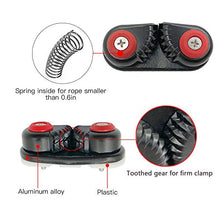Load image into Gallery viewer, 1 x Kayak Cam Cleat Boat Canoe Sailboat Dinghy Aluminum Cam Cleats Fast Entry Kayak Cleats Daerzy