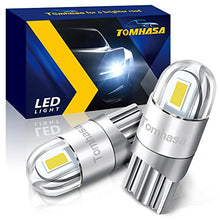 Load image into Gallery viewer, Tomhasa 194 LED Bulbs 6000K White, 168 2825 T10 Led Interior Lights for Car 2825 LED Chip W5W 192 LED Replacement Bulbs for Interior Dome Map Door Courtesy Trunk License Plate Lights, Pack of 2
