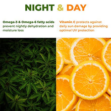 Load image into Gallery viewer, O Naturals Vitamin C Gel Face Serum Brightening Hydrating Moisturizing Organic Hemp Oil Hyaluronic Acid Spot Corrector Anti-Aging Repair Wrinkles Acne Dark Circles Sun Damage Men & Women 1.7oz
