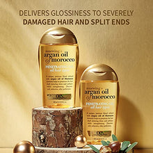 Load image into Gallery viewer, OGX Renewing + Argan Oil of Morocco Penetrating Hair Oil Treatment, Moisturizing & Strengthening Silky Hair Oil for All Hair Types, Paraben-Free, Sulfated-Surfactants Free, 3.3 fl oz