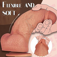 Load image into Gallery viewer, 2.67'' Diameter Thick Huge Dildo, Realistic Silicone Dildos with Strong Suction Cup for Hands-Free and Anal Play, G-spot Giant Dildo Anal Sex Toys for Women and Men