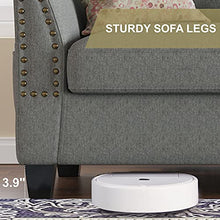 Load image into Gallery viewer, Belffin Sofa and Loveseat Sets 2 Piece Furniture Sofa Set for Living Room Couch Sofa Loveseat Set Grey