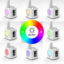 Load image into Gallery viewer, LED Desk Lamp with USB Charging Port, Night Atmosphere Lamp, Alarm Clock, Pen Holder, Calendar, 3-Level Dimmer Eye-Caring Table Lamp for Study/Read/Office