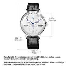 Load image into Gallery viewer, FEICE Bauhaus Watch Men's Mechanical Watch Analog Waterproof Automatic Watches for Men Casual Dress Watches with Domed Mirror Leather Bands Date -FM202