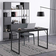 Load image into Gallery viewer, Coleshome Computer Desk 47", Modern Simple Style Desk for Home Office, Sturdy Writing Desk,Black