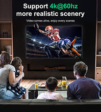 Load image into Gallery viewer, HDMI Switch 4k@60hz Splitter, GANA Aluminum Bidirectional HDMI Switcher 2 in 1 Out, Manual HDMI Hub Supports HD Compatible with Xbox PS5/4/3 Blu-Ray Player Fire Stick Roku (1 Display at a Time)