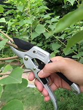 Load image into Gallery viewer, gonicc 8" Professional SK-5 Steel Blade Sharp Anvil Pruning Shears (GPPS-1001),Less effort. Pruning Scissors, Bonsai Cutters