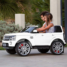Load image into Gallery viewer, Best Choice Products Kids 12V 2-Seater Licensed Land Rover Ride On w/ RC, Lights/Sounds, MP3, White