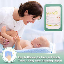 Load image into Gallery viewer, wegreeco 100% Bamboo Unscented Diaper Liners - Fragance Free and Chlorine Free - 100 Sheets Per Roll ( 2 Roll, Bamboo)