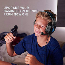 Load image into Gallery viewer, RUNMUS Gaming Headset for PS4, Xbox One, PC Headset w/Surround Sound, Noise Canceling Over Ear Headphones with Mic & LED Light, Compatible with PS4, Xbox One, Switch, PC, PS3, Mac, Laptop