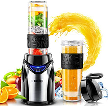 Load image into Gallery viewer, Portable Blender, HOKEKI Personal Blender for Shakes and Smoothies Mini Electric Food Blenders with Travel Lid for Sports,Travel,Gym,20 oz