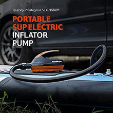 Load image into Gallery viewer, Aleur Explorer Inflatable Stand Up Paddle Board W Premium SUP Accessories Electric pump & Backpack, Non-Slip Deck, Leash, Paddle and Hand Pump | Elegant, Fun, Portable,Versatile (Pastel+Electric pump)