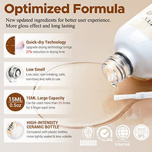 Load image into Gallery viewer, 5+3 Pcs Dipping Powder Liquid Set- 15ml Large Capacity Dip Powder Base & Top, Bond, Activator, Brush Saver for Dip Powder Nail Kit No Nail Lamp Needed (0.5oz)