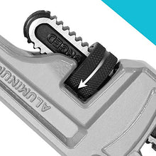 Load image into Gallery viewer, DURATECH 3-Piece Heavy Duty Aluminum Straight Pipe Wrench Set, 10", 14", 18", Adjustable Plumbing Wrench Set, Drop Forged, Exceed GGG standard