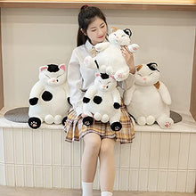 Load image into Gallery viewer, OOPSHANA Stuffed Animal Pillows, Cute Lazy Cat Plush Toys, Stuffed Plush Dolls, Gifts for Children and Girls (heibai-35, Multicolor)