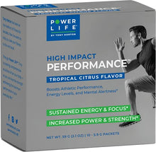 Load image into Gallery viewer, Tony Horton PowerLife® High Impact Performance Preworkout Powder, 10 Travel Packets