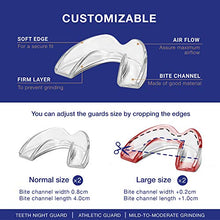 Load image into Gallery viewer, ASRL Mouth Guard for Clenching Teeth at Night, Night Guards for Teeth Grinding (4 Pack, 2 Sizes)