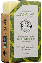 Load image into Gallery viewer, Crate 61 "For Him" Soap 6-Pack Box Set, 100% Vegan Cold Process Bar Soap, scented with premium essential oils and natural flavors, for men and women, face and body, alpine & spice, eucamint, tango mango, oatmeal shea, patchouli lime, activated charcoal