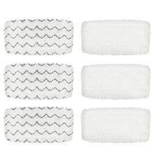 Load image into Gallery viewer, BettaWell Steam Mop Refill Pads Compatible with Bissell 1252 1606670 1543 1652 1132M 1530 11326 Symphony Hard Floor Vacuum Steam Cleaner Series (Pack of 6)