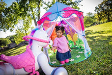 Load image into Gallery viewer, Kid Trax Easy Pop Up Kids Magical Play Tent, Large Front and Rear Openings, Carrying Case Included, Easy Storage, Magical Forest